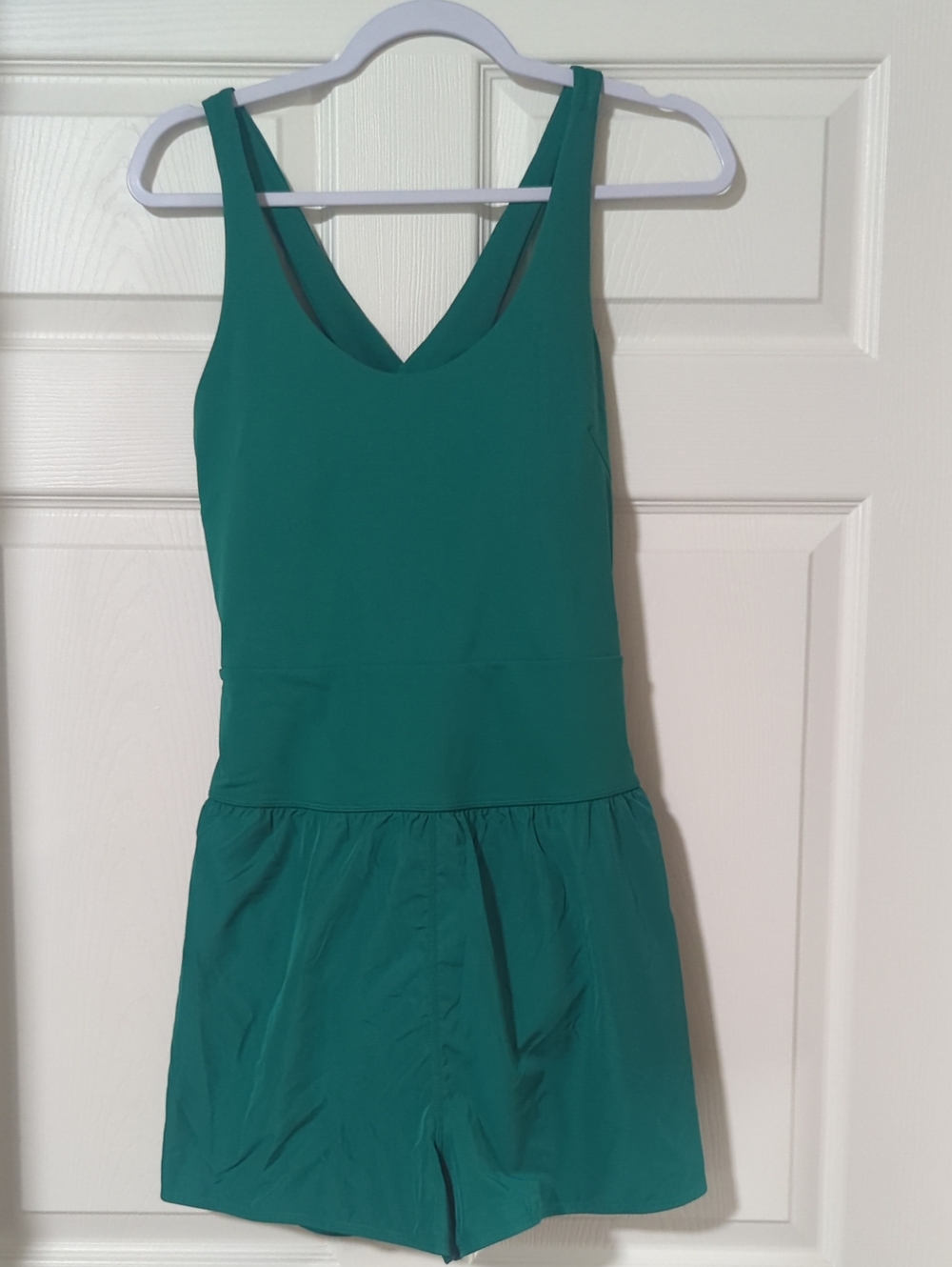 Avia Crossback Romper in Green